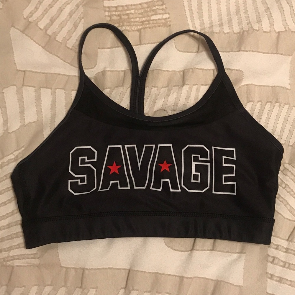 Savage barbell sports bra